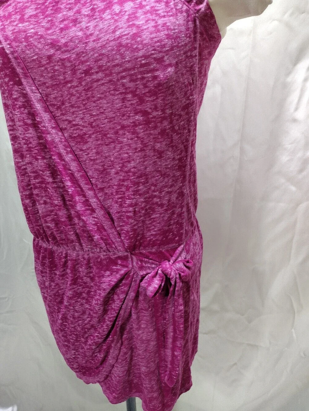 BECCA Womens Beach Date Strapless Sarong Mini Dress Swim Cover Pink S New